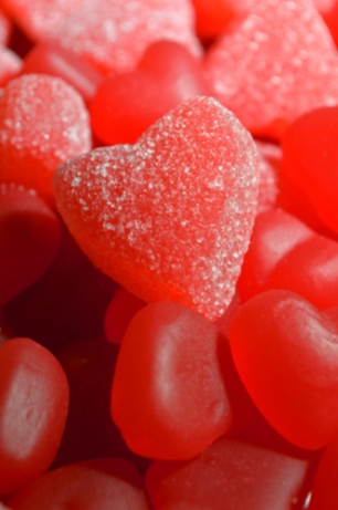 Gummy Hearts - Close Up